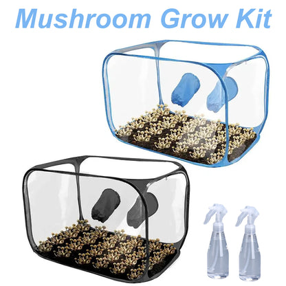 Still Air Box Mushroom Grow Kit Portable Compact Still Air Box Mycology Mushroom Fruiting Chamber Grow Tent for Home Scientists