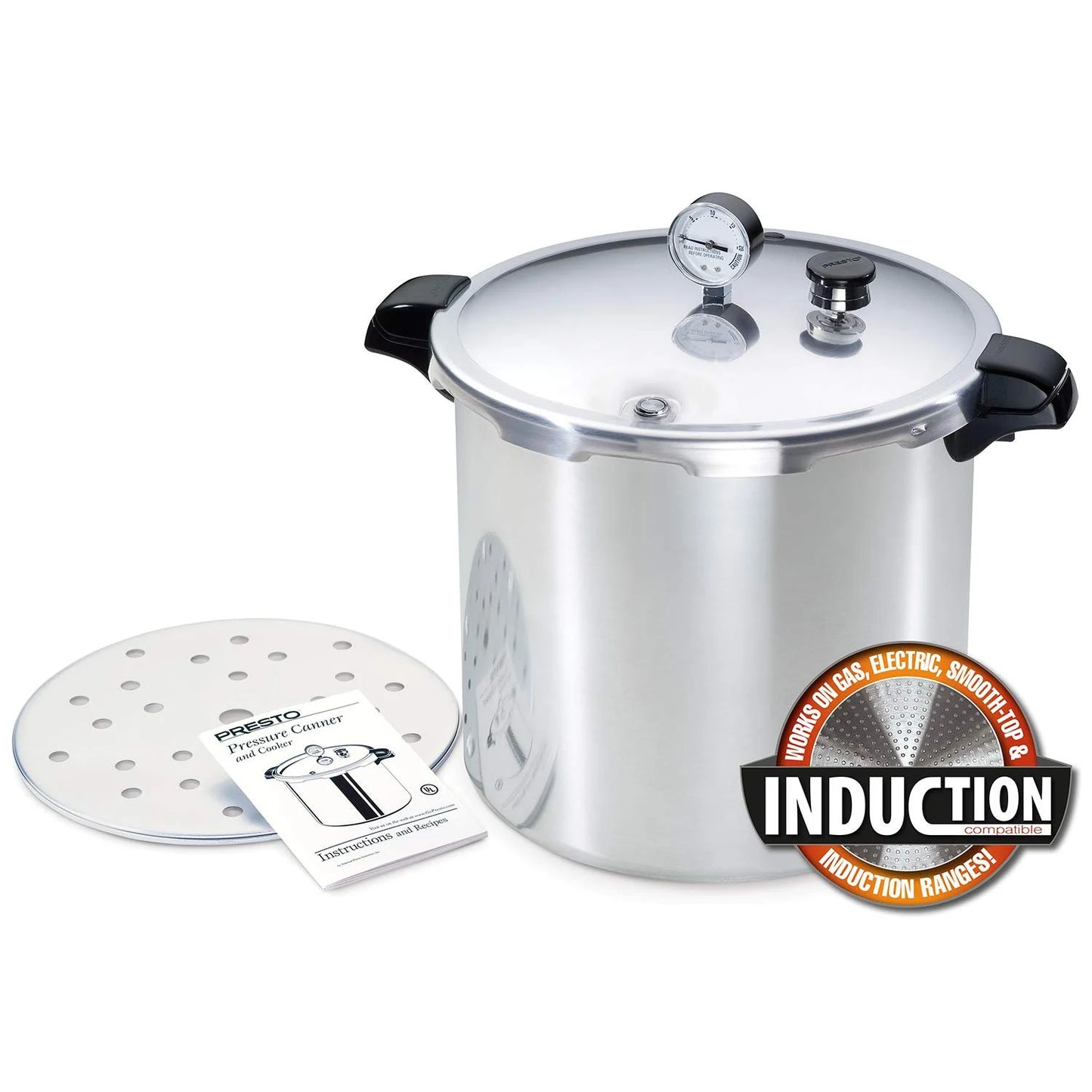 Presto 23Qt Pressure Canner/Cooker Induction Compatible 01784