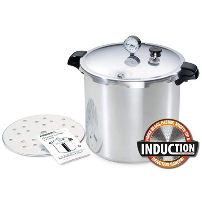 Presto 23Qt Pressure Canner/Cooker Induction Compatible 01784