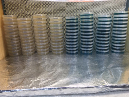 400Pcs Sterile Plastic Petri Dishes W/ Lids 60Mm Diax15Mm Deep Clear Culture Lab