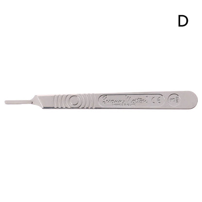 Scalpel Handle Fits Blade Stainless Steel Surgical Hilt / Plastic Surgical Hilt Engraving Hand Tools Surgical Blade