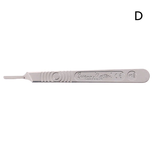 Scalpel Handle Fits Blade Stainless Steel Surgical Hilt / Plastic Surgical Hilt Engraving Hand Tools Surgical Blade