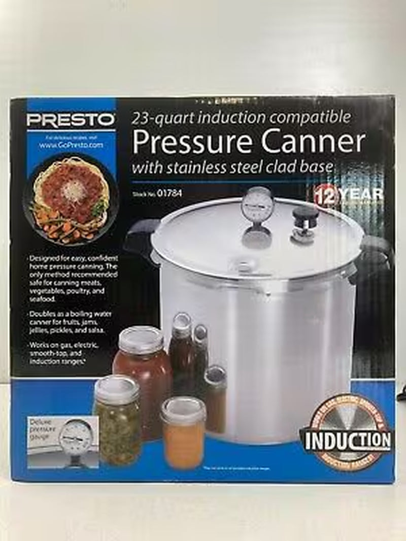 Presto 23Qt Pressure Canner/Cooker Induction Compatible 01784