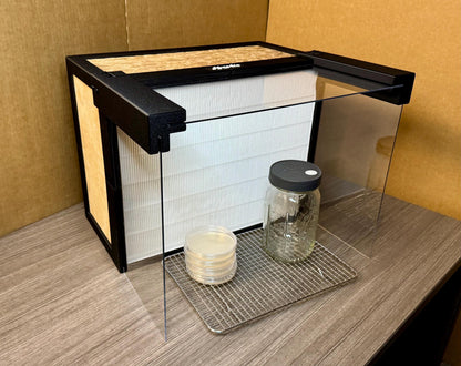 Mycoair Portable Flow Hood 16.5” X 12.5” Mycology Lab Upgrade